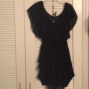 Navy blue cocktail dress